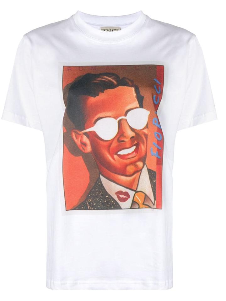 Fiorucci Man Face T-shirt - White