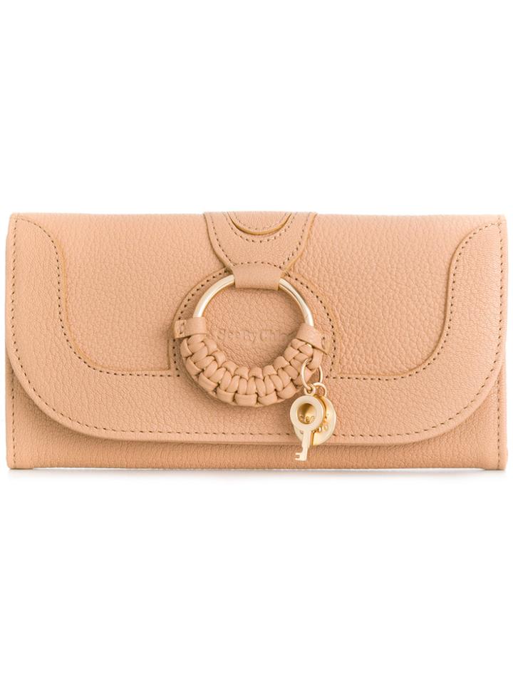 See By Chloé Hana Flap Wallet - Nude & Neutrals