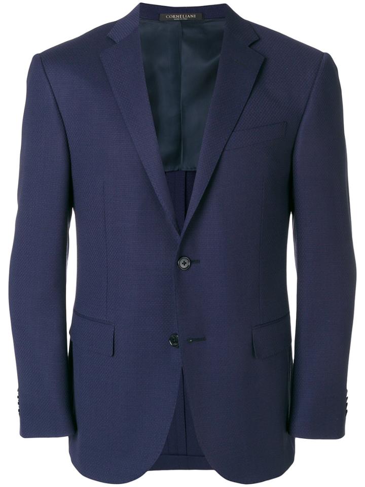 Corneliani Classic Button Blazer - Blue