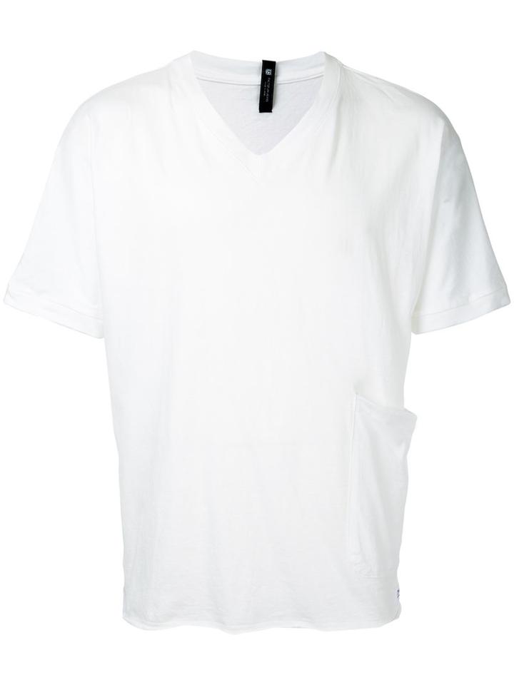 Factotum - V-neck T-shirt - Men - Cotton - 46, White, Cotton