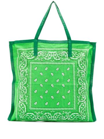 Arizona Love Paisley Print Shopper - Green