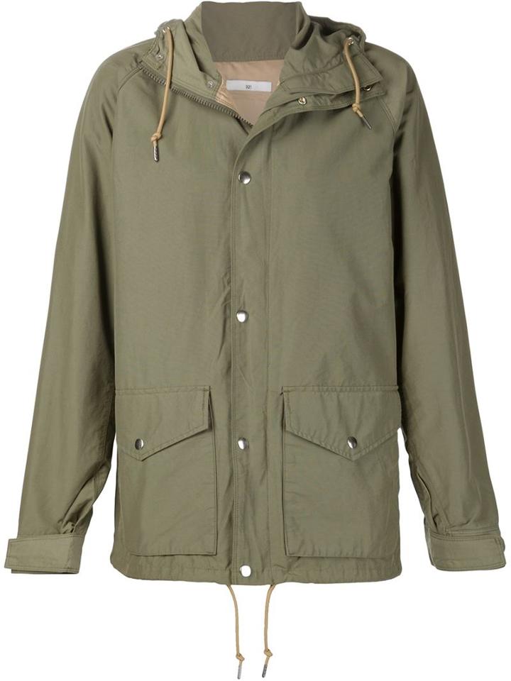 321 'mountain' Parka, Men's, Size: Xl, Green, Cotton/nylon/polyester