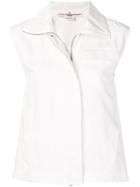 Golden Goose Structured Sleeveless Shirt - White