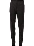 Lanvin Tailored Trousers, Men's, Size: 54, Black, Polyamide/viscose/virgin Wool
