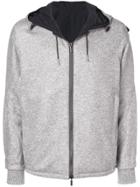 Ermenegildo Zegna Hooded Zipped Jacket - Grey