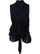 Ann Demeulemeester 'kennedy' Vest, Women's, Size: 38, Black, Viscose