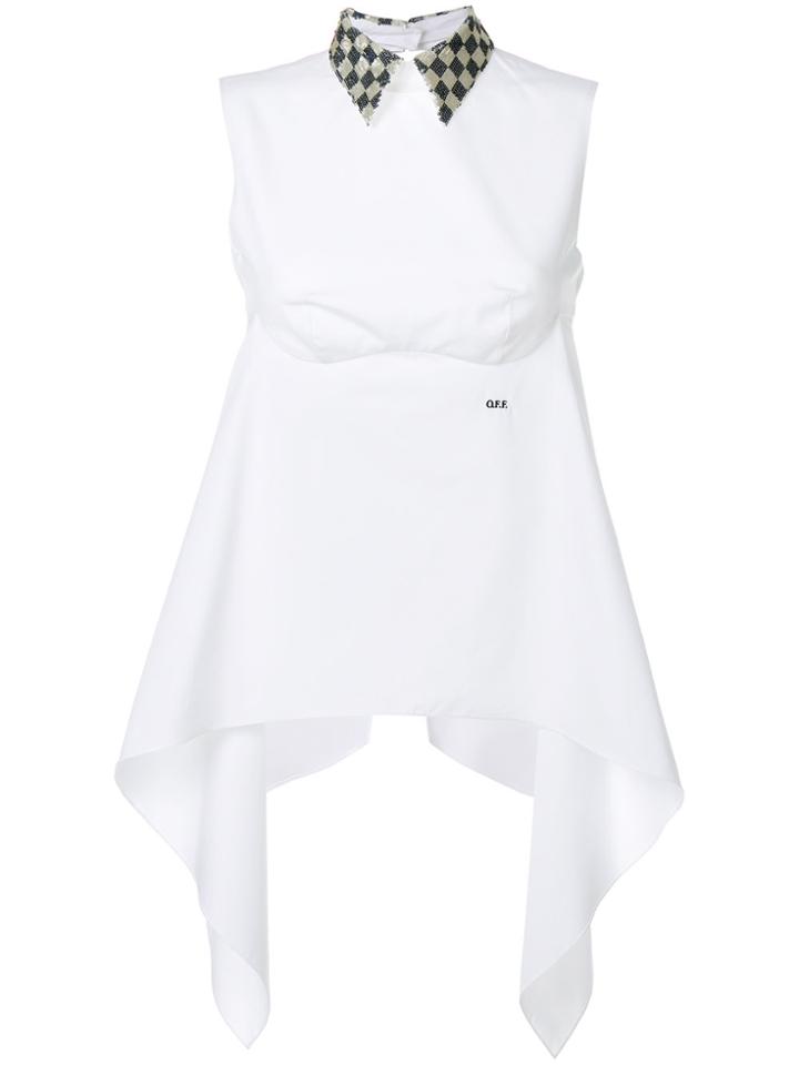 Tom Ford Checkered Collar Sleeveless Shirt - Unavailable