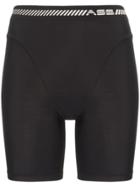 Adam Selman Sport French Cut Biker Shorts - Black