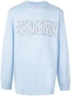 Supreme International Long Sleeve T-shirt - Blue