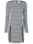 Michael Michael Kors Striped Zip Detail Dress