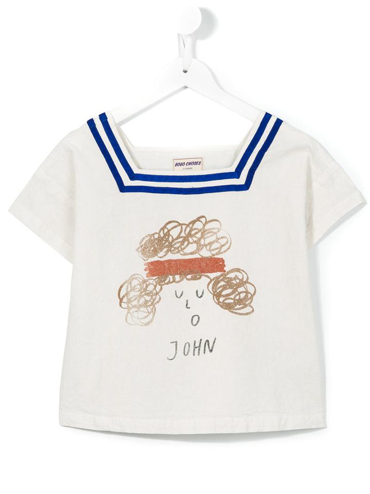 Bobo Choses John T-shirt, Girl's, Size: 11 Yrs, White