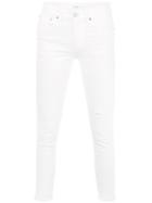 Moussy Vintage Mid-rise Skinny Jeans - White