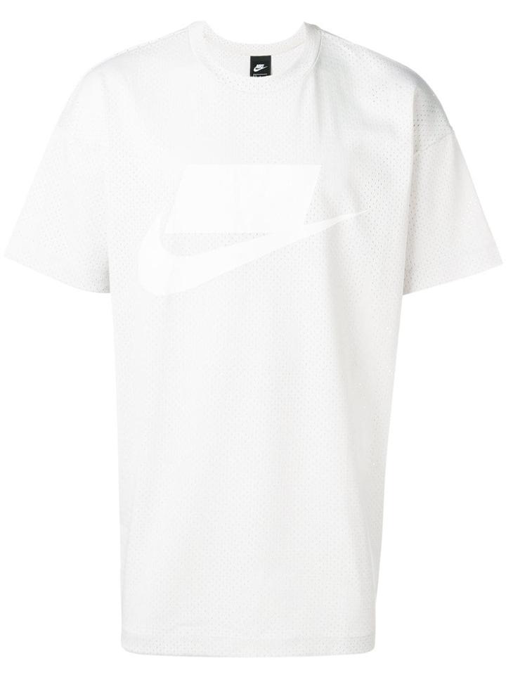 Nike Logo Mesh T-shirt - Neutrals