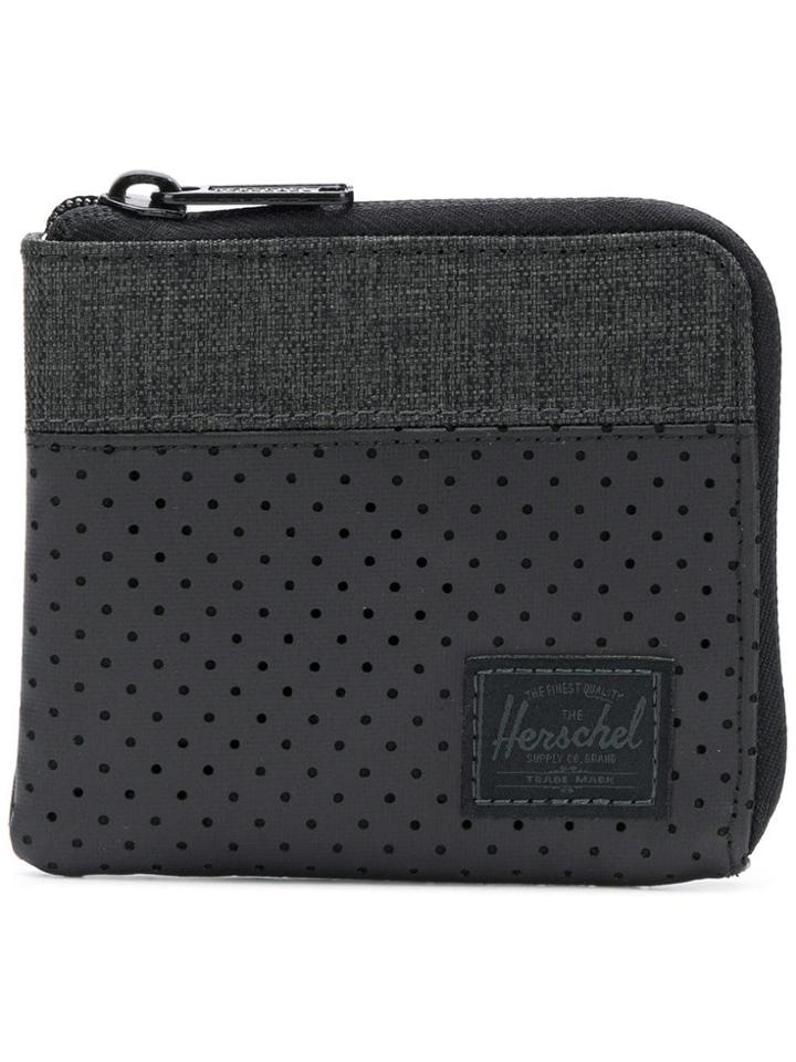 Herschel Supply Co. Dotted Zip Purse - Black