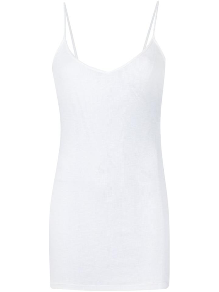 Iro Long Fit Tank Top - White