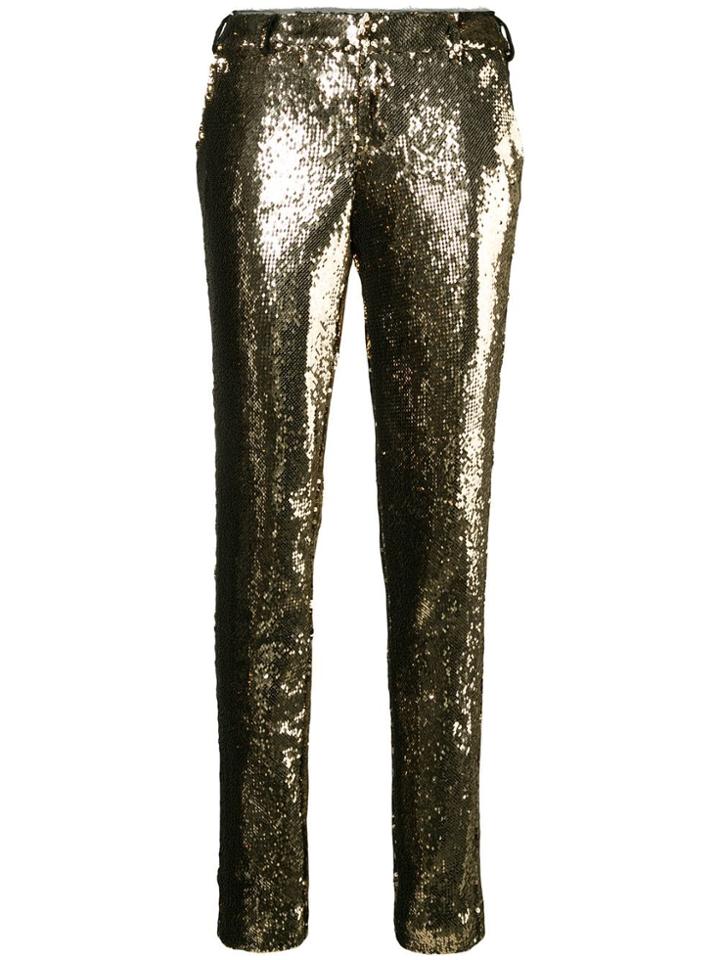 Zadig & Voltaire Prune Sequin Trousers - Gold