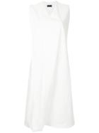 Oyuna V-neck Dress - White