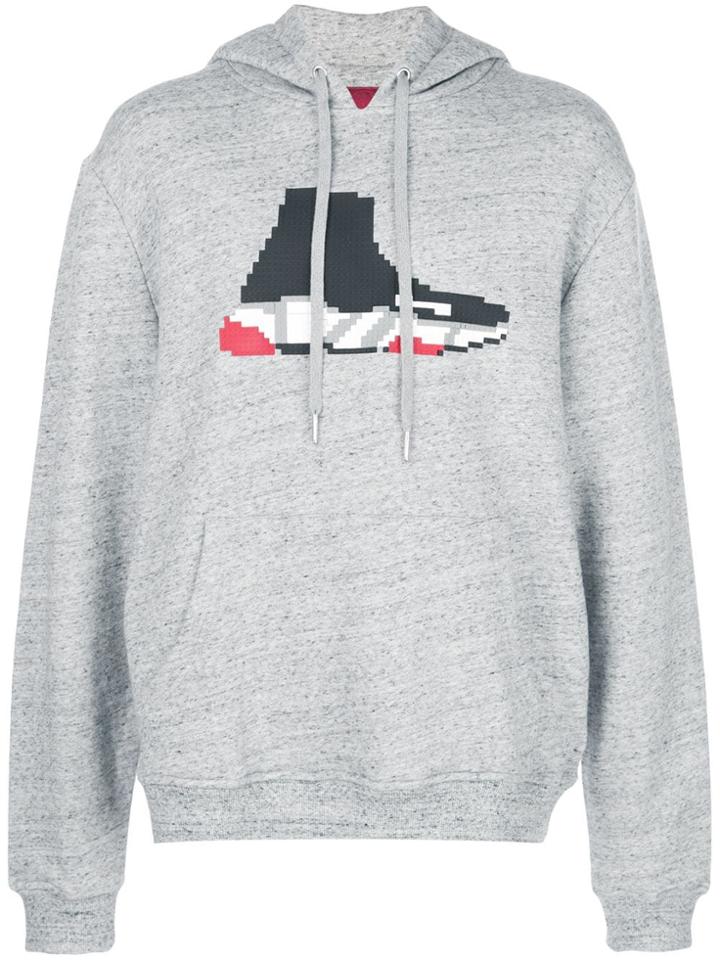 Mostly Heard Rarely Seen 8-bit Speed Runner Hoodie - Grey