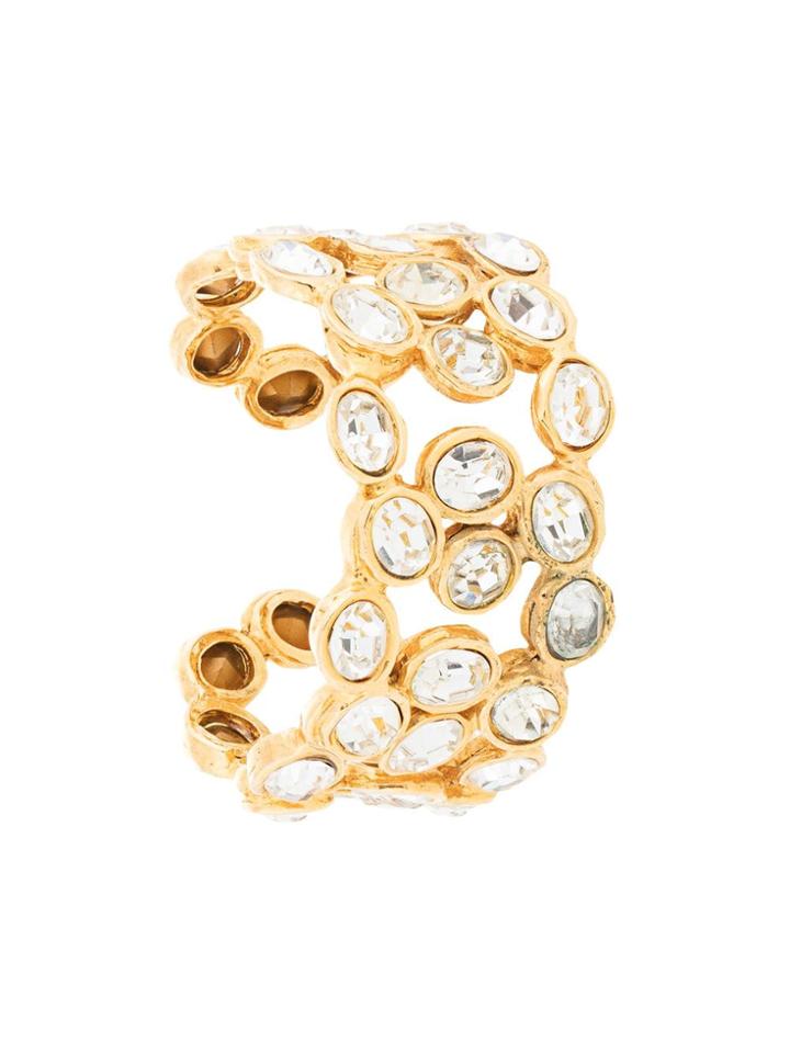 Chanel Vintage Chanel Cc Logos Bangle - Gold