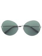 Stella Mccartney Eyewear Round Sunglasses - Metallic