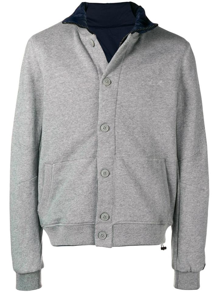 Sun 68 Drawstring Waist Jacket - Grey
