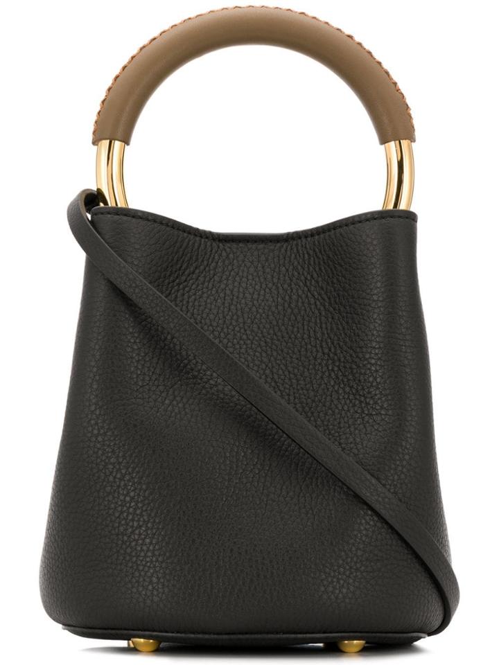 Marni Pannier Tote Bag - 00n99 Black
