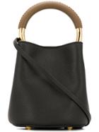 Marni Pannier Tote Bag - 00n99 Black