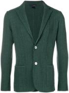 Lardini Patterned Knit Blazer - Green