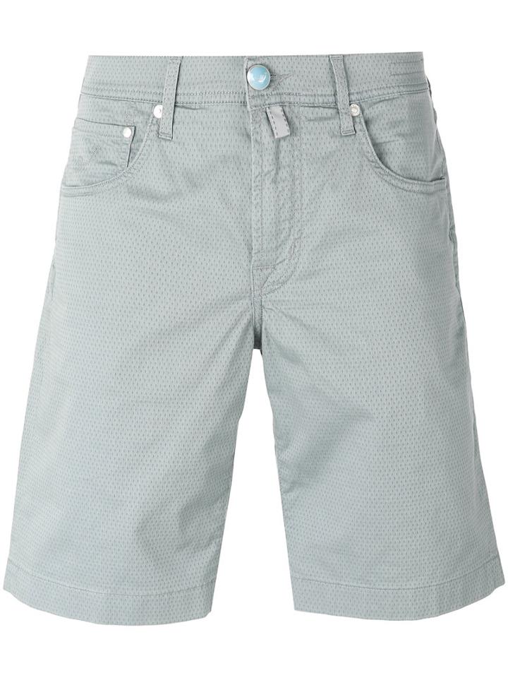 Jacob Cohen - Patterned Shorts - Men - Cotton/spandex/elastane - 33, Grey, Cotton/spandex/elastane