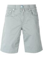 Jacob Cohen - Patterned Shorts - Men - Cotton/spandex/elastane - 33, Grey, Cotton/spandex/elastane