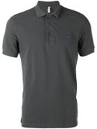 Sun 68 - Contrast Logo Polo Shirt - Men - Cotton - M, Grey, Cotton
