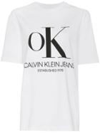 Calvin Klein Jeans Est. 1978 Ok Print T-shirt - White