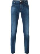 Jacob Cohen Slim Fit Jeans, Men's, Size: 38, Blue, Cotton/spandex/elastane/polyester