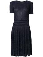 Antonino Valenti Glitter Pleated Dress - Blue