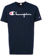 Champion Logo Print T-shirt - Blue