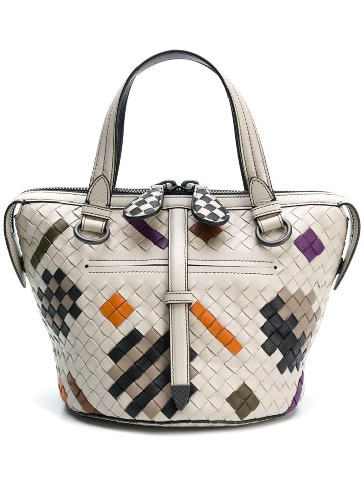 Bottega Veneta Tambura Tote Bag - Grey