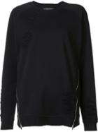 Thomas Wylde 'hendrix' Sweatshirt, Women's, Size: Large, Black, Cotton/polyester