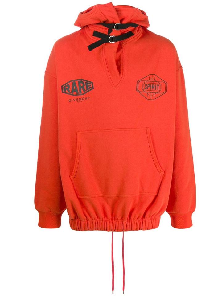 Givenchy Rare Spirit Print Hoodie - Orange