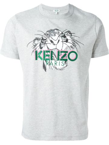 Kenzo 'jungle Kenzo' T-shirt, Men's, Size: Large, Grey, Cotton