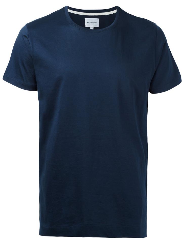 Norse Projects Esben T-shirt, Men's, Size: Large, Blue, Cotton