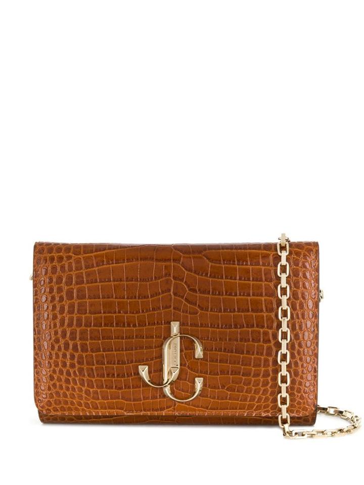 Jimmy Choo Varenne Clutch - Brown