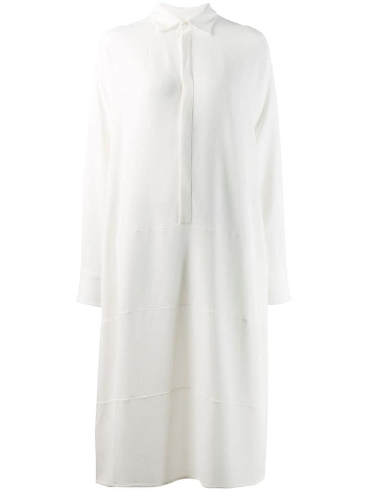 Dsquared2 Belted Shirt Dress - White
