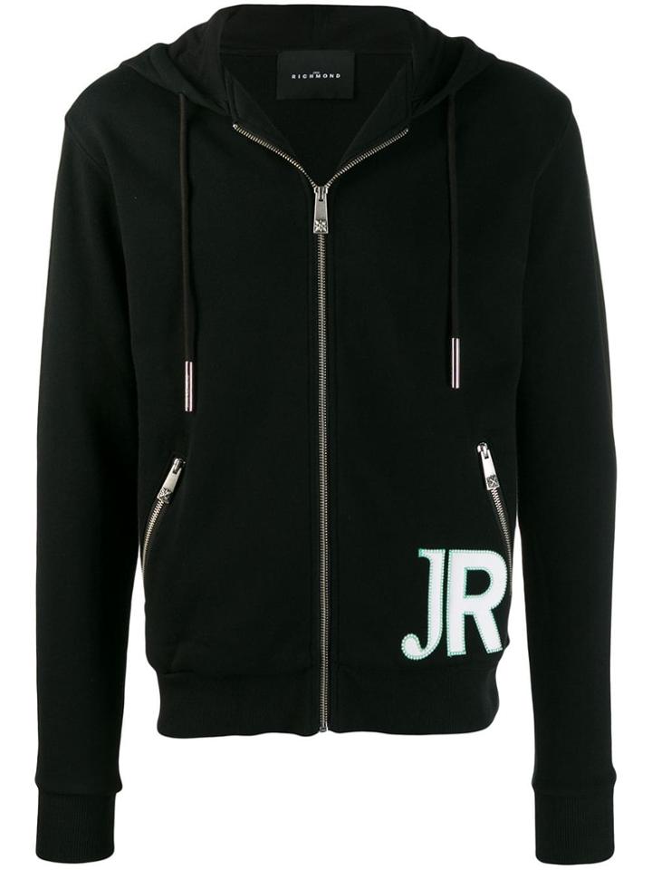 John Richmond Limehouse Zipped Hoodie - Black