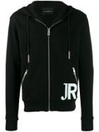 John Richmond Limehouse Zipped Hoodie - Black