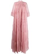 Rochas Row Evening Dress - Pink