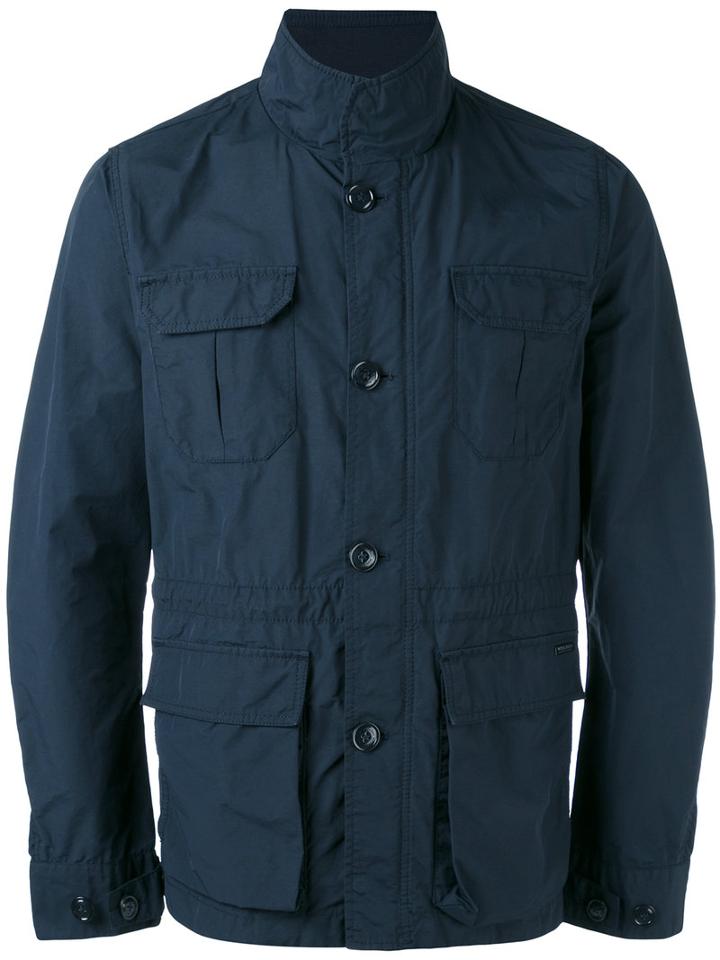 Woolrich - Utility Jacket - Men - Cotton/polyamide/polyester - L, Blue, Cotton/polyamide/polyester