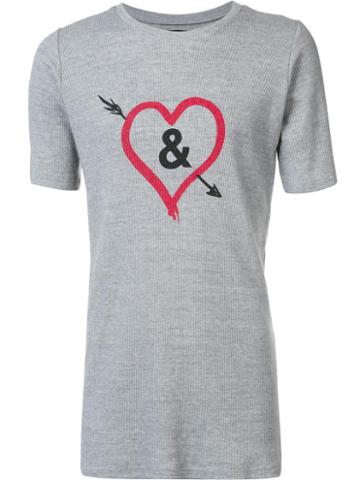 Judson Harmon Judson Harmon X Ampersand T-shirt, Adult Unisex, Size: Medium, Grey, Viscose/wool