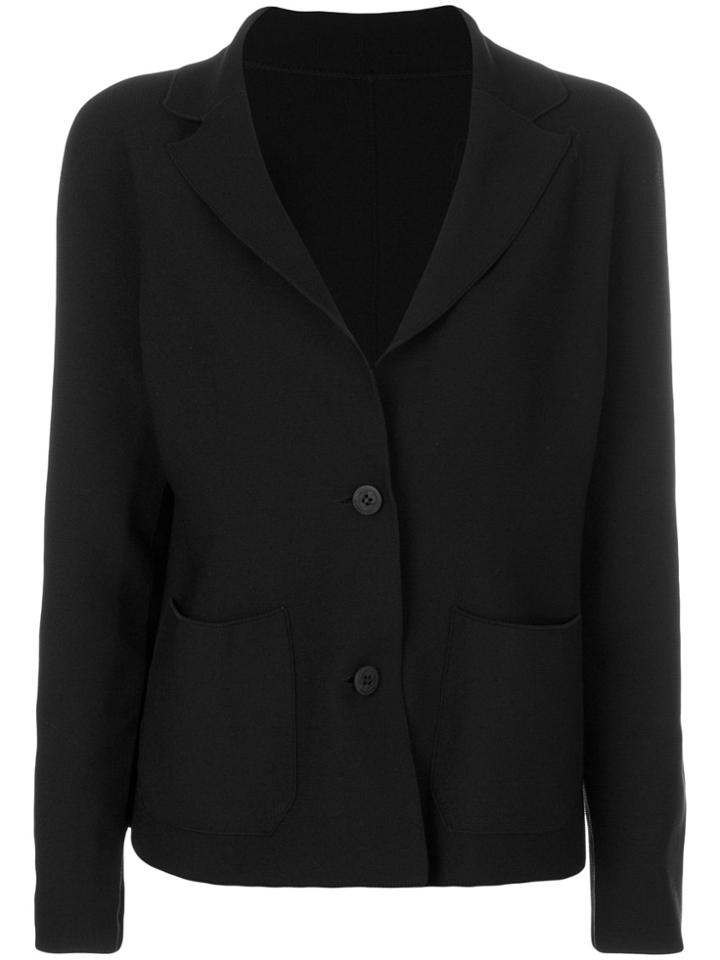 Issey Miyake Cauliflower V-neck Jacket - Black