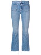 Dorothee Schumacher Flared Cropped Jeans - Blue