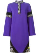 Emilio Pucci Vintage Contrast Detail Shift Dress